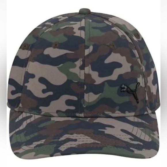PUMA CAMOUFLAGE STRETCH HAT S/M - Picture 1 of 16